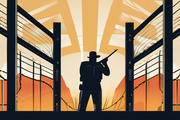 特朗普的无声战争：邻居们面对边境巡逻队