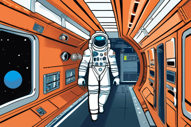 Con destino a la Estación Espacial tras susto médico