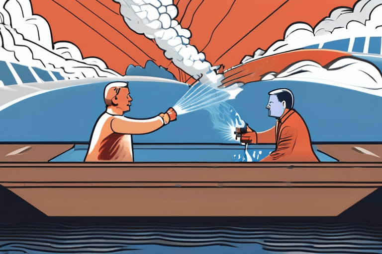 Demokraten stehen vor Wasser, Feuer und politischen Kämpfen