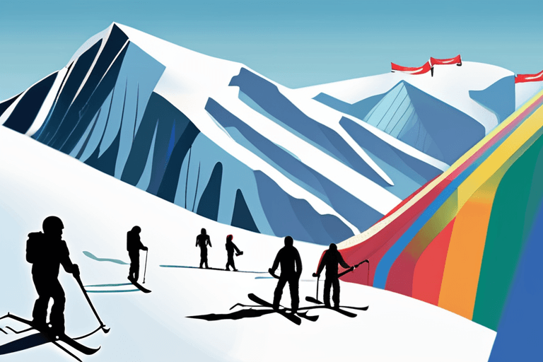 Lawine tötet Skifahrer; Olympia, Stillstand drohen