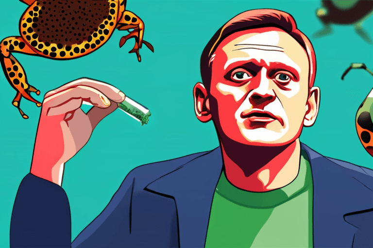 Navalny, 독화살개구리 독으로 중독, 영국 발표