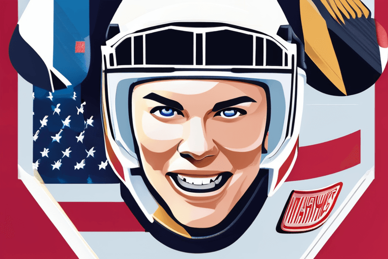 奥运会：美国冰球队获胜，沃恩回归，约翰逊庆祝