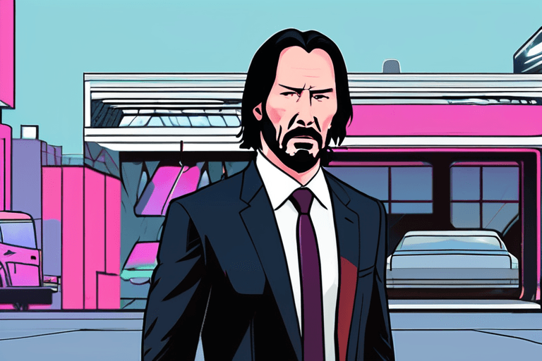 Keanu Reeves Estrela em Jogo John Wick, Revelado em Showcase