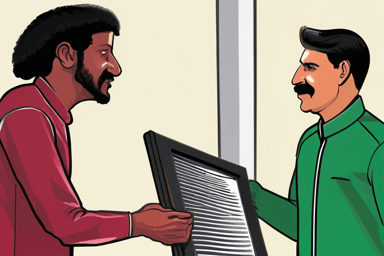 서인도 제도 비상, 파키스탄은 인도의 악수를 기다린다