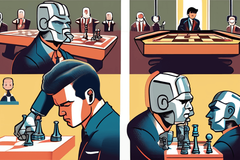 AI दिग्गजों की टक्कर, कार्लसन जीते, आतिथ्य सत्कार संघर्ष