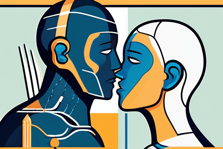 البشر يتبادلون القبل وسط عمليات الاحتيال بالذكاء الاصطناعي ومعارك الحدود