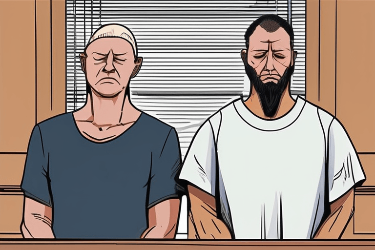 본다이 비치 총격범 법원 출두