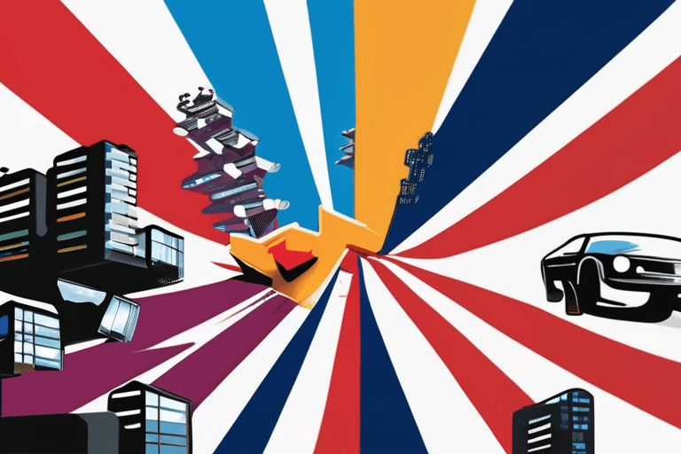 أنماط تؤدي إلى الانهيار، وسط الاضطرابات في المملكة المتحدة