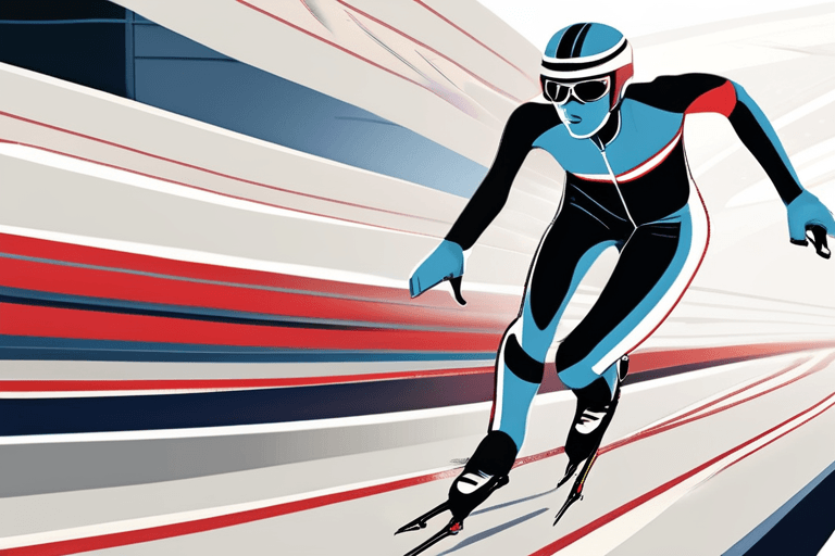 Les patineurs de vitesse s'inspirent de la NASCAR, révolutionnent les Jeux Olympiques !