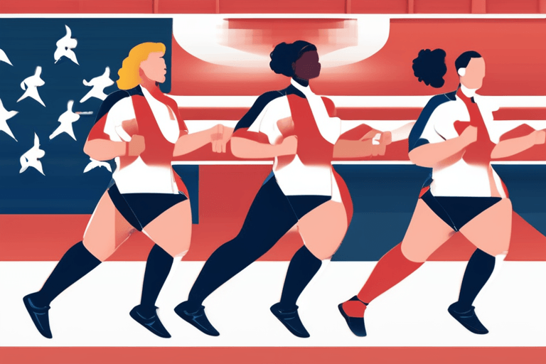 माँ ओलंपिक स्वर्ण जीतती हैं, DHS बंद होता है, एथलीट संघर्ष करते हैं