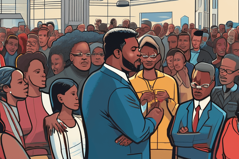 잭슨의 죽음, 혼란 속에서 지역 사회 결집