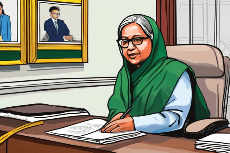 বাংলাদেশ প্রধানমন্ত্রী মন্ত্রিসভায় ছাত্রনেতাদের নিয়োগ দিলেন