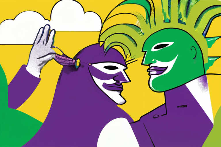 Mardi Gras встречает зеленое будущее, критикует Трампа