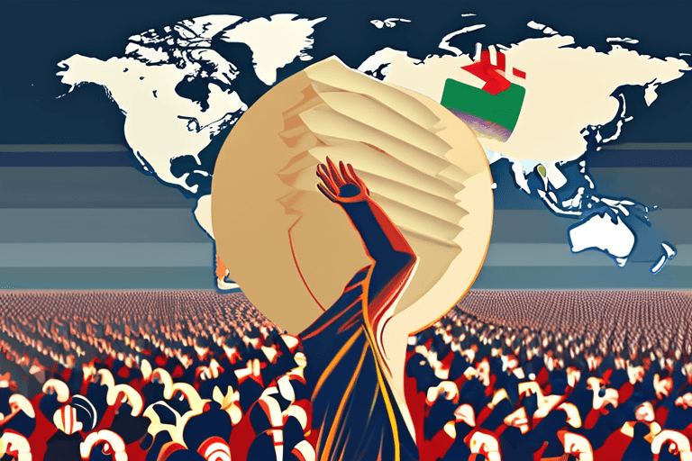 Aumentan las tensiones globales: protestas, guerra e inestabilidad política