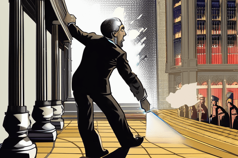 अभी-अभी: उमर पर हमला! टाउन हॉल में स्प्रे किया गया।