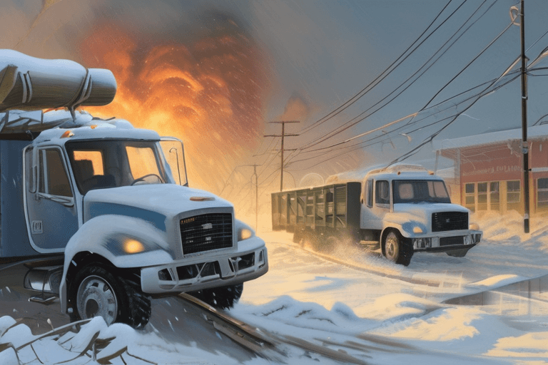 긴급 속보: 폭탄 사이클론이 남동부를 강타: 생명을 위협하는 추위와 폭설!