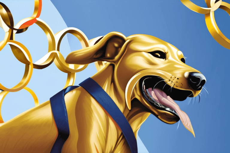 উন্নয়নশীল: নজিরবিহীন: কুকুর অলিম্পিক সোনা চুরি করলো!