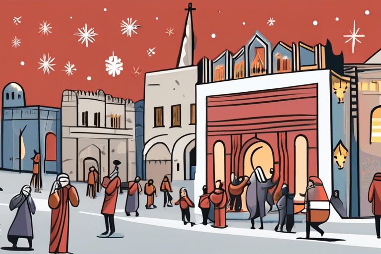 ベツレヘムは西岸の緊張の中でクリスマスを祝う