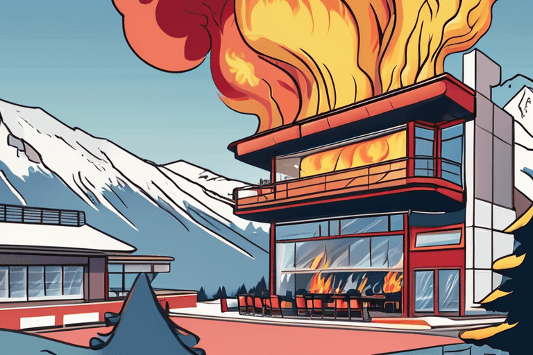 स्विस आल्प्स बार इंफर्नो: बीबीसी क्रैन्स-मोंटाना से लाइव रिपोर्ट कर रहा है!