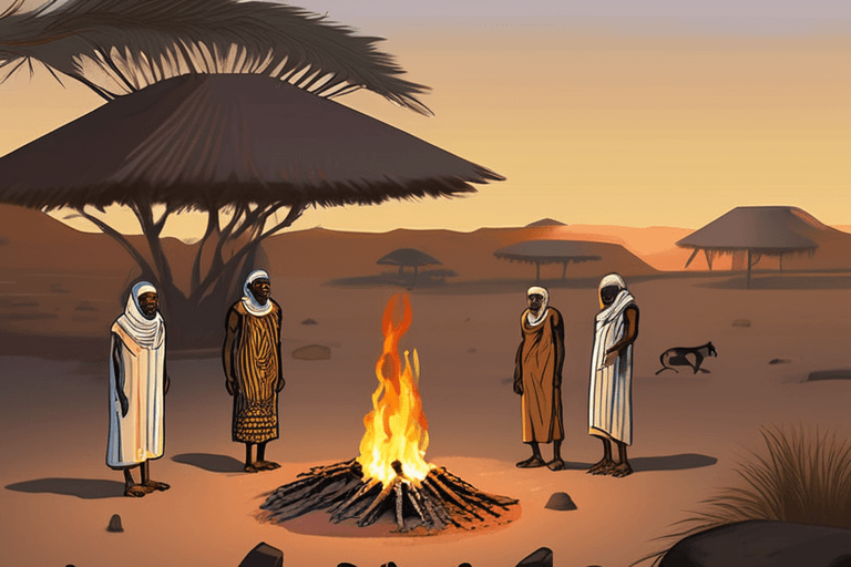 아프리카의 고대 화장 피라미드: 가장 오래된 성인 유골 발견