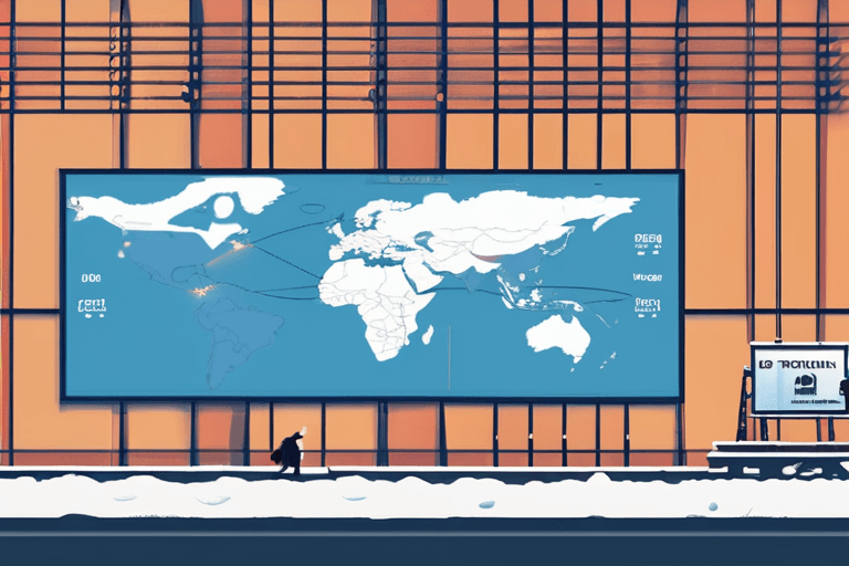 冬の嵐で交通機関が混乱:テクノロジーが8,000件以上のフライトキャンセルを追跡