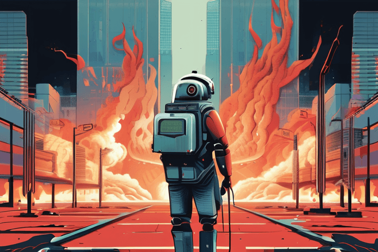 人工智能末日?科技与动荡肆虐,世界陷入混乱。