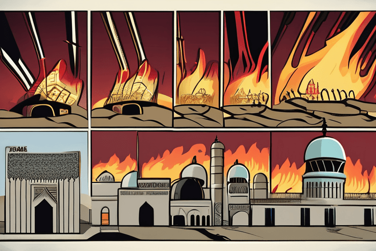 세계적 혼란: 모스크 폭탄 테러, 장군 피살, 폭풍 맹위, 마을 불타다