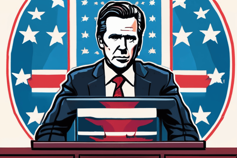 纽森对抗 ICE,在特朗普沉默中建立盟友