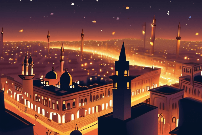 Cairo em Chamas com Luzes do Ramadão em Meio à Tragédia