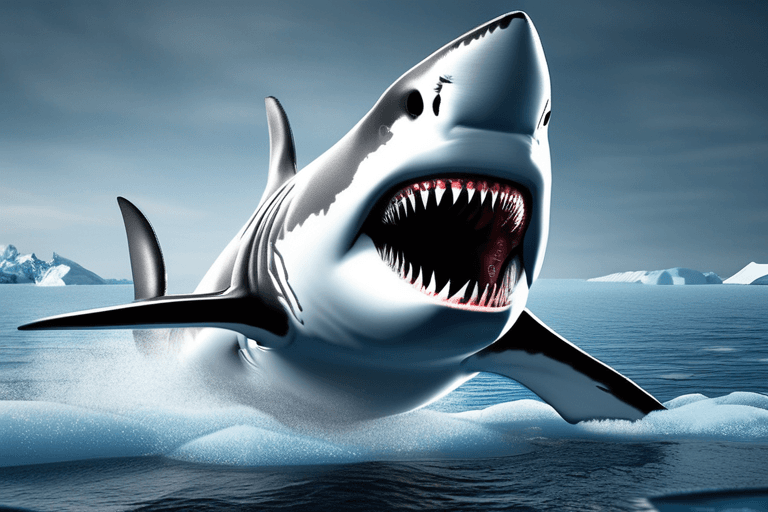 速報:衝撃! 氷点下の南極海でサメを撮影!