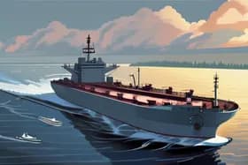 La marine russe escorte un pétrolier alors que les États-Unis le suivent