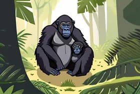 刚果(金)公园迎来双胞胎大猩猩,希望之火重燃