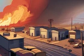 호주 산불: AI, 파괴 규모 밝혀…사망자 1명, 건물 300채 소실