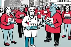 NYC 간호사 파업: 공정한 임금 및 안전한 인력 확보 요구 지지