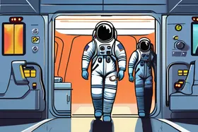 宇宙飛行士、医療緊急事態の後無事帰還