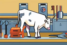 Cow Uses Tools: New Insights into Animal Cognition