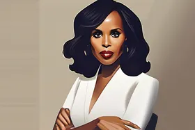 케리 워싱턴, 민주주의 옹호하며 국제적인 명예 얻어