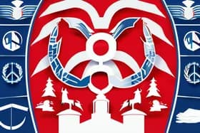 特朗普在达沃斯展示的“和平”标志引人联想到联合国徽章