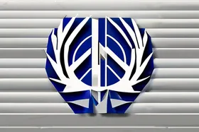 ダボス会議でのトランプ氏の「平和」ロゴ、国連の紋章との類似点が指摘される