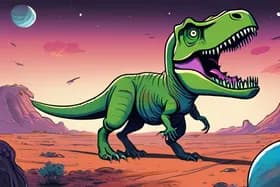 우주, 예상보다 더 매끄러워; 작은 폭군들, 티라노사우루스와 함께 배회