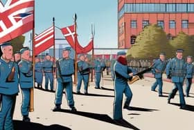 Dänische Veteranen protestieren vor US-Botschaft wegen Grönland und Kampfeinsätzen