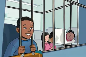 拘束されていた5歳児と父親がついに帰宅へ