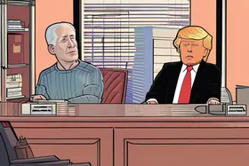 Lithgow Defends Potter, Trump Allies With Ex-Foe, Epstein's Devilish Interview