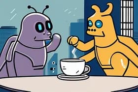 বোমা সাইক্লোনে বিশৃঙ্খলা: এআই বারista, টেলিগ্রাম বট, এবং কফি উল্লাস!