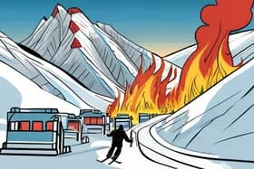 世界震动:滑雪缆车惨剧、移民局逮捕行动、北极紧张局势与野火肆虐