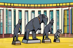 도베르만 눈부신 활약, 코끼리 도착, 메달 승인, 레몬 발언, 중국 경고