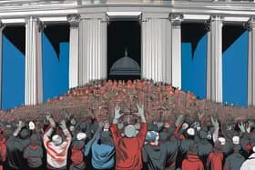 開発中:数千人の反ICEデモ参加者と共に現場から